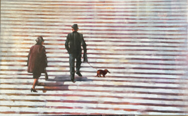 Картина под названием "A lifelong road." - Igor Shulman, Подлинное произведение искусства, Масло