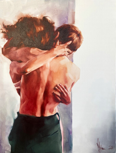 Painting titled "Passion." by Igor Shulman, Original Artwork, Oil