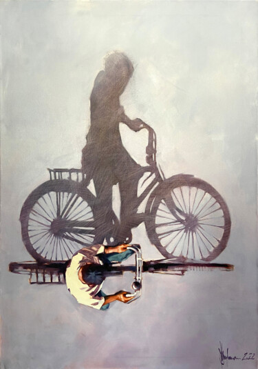 Картина под названием "retro noon" - Igor Shulman, Подлинное произведение искусства, Масло