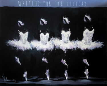 Pintura titulada "Waiting for the hol…" por Igor Shulman, Obra de arte original, Oleo Montado en Bastidor de camilla de made…