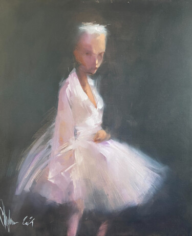 Картина под названием "Etude #291. Girl fr…" - Igor Shulman, Подлинное произведение искусства, Масло Установлен на Деревянна…