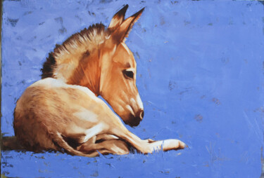 Painting titled "My best friend" by Igor Shulman, Original Artwork, Oil