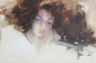Pittura intitolato "Elisa" da Igor Shulman, Opera d'arte originale, Olio