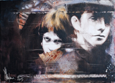 Картина под названием "Old movie" - Igor Shulman, Подлинное произведение искусства, Масло