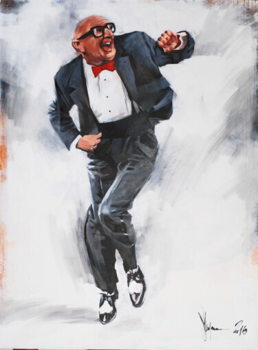 Pittura intitolato "Street dancer III" da Igor Shulman, Opera d'arte originale, Olio