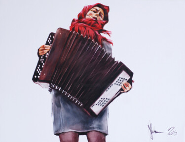Картина под названием "Winter" - Igor Shulman, Подлинное произведение искусства, Масло
