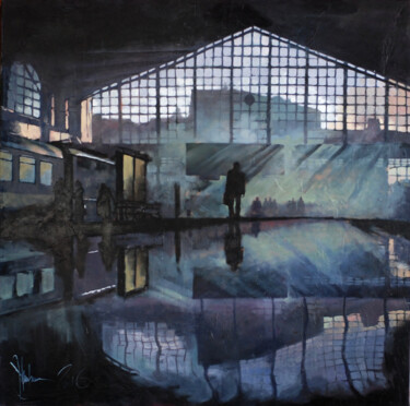 Peinture intitulée "The "Stations" №21" par Igor Shulman, Œuvre d'art originale, Huile