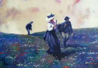 Malerei mit dem Titel "May. Walk through t…" von Igor Shulman, Original-Kunstwerk, Öl