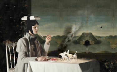 Schilderij getiteld "Breakfast with the…" door Igor Skaletsky, Origineel Kunstwerk, Acryl