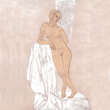 Arte digitale intitolato "Erotic Art, Hand Dr…" da Igor Davydov, Opera d'arte originale, Matita