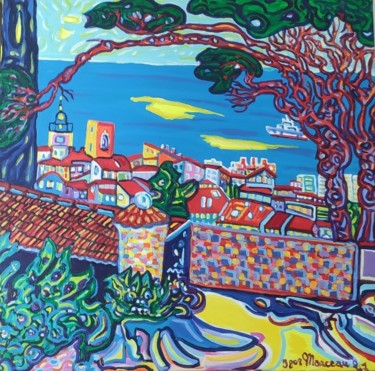 À Biot,sous l'ombre des cèdres de St Julien Ζωγραφική με τίτλο "À Biot,sous l'ombre…" από Igor Marceau, Αυθεντικά έργα τέχνης, Ακρυλικό