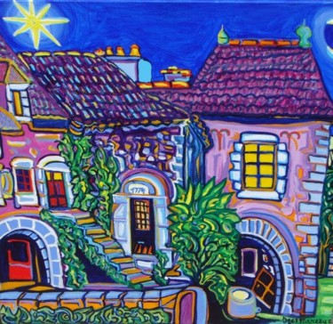 Painting titled "Le chateau de Nicol…" by Igor Marceau, Original Artwork