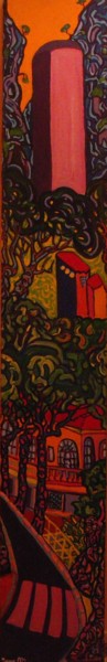 Peinture intitulée "Pont du Loup,entre…" par Igor Marceau, Œuvre d'art originale, Huile