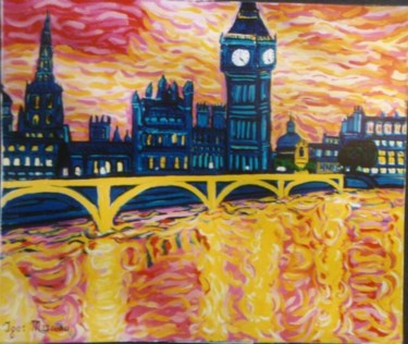 Painting titled "Londres" by Igor Marceau, Original Artwork