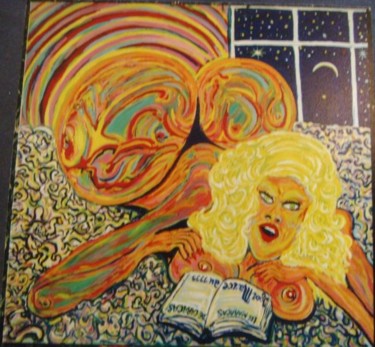 Peinture intitulée "los maracas de Cara…" par Igor Marceau, Œuvre d'art originale