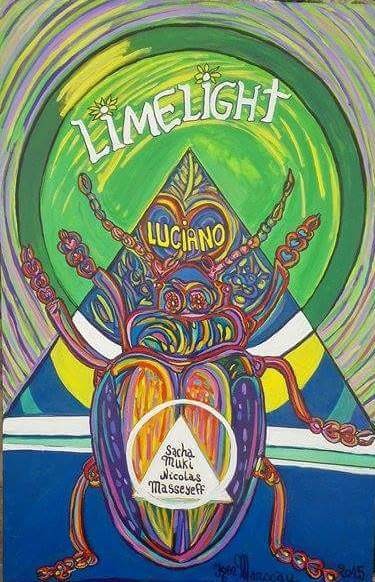 Peinture intitulée "Limelight Luciano,…" par Igor Marceau, Œuvre d'art originale, Acrylique