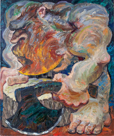 Pittura intitolato "Палачь" da Igor Semenikhin, Opera d'arte originale