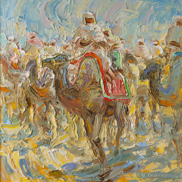 Картина под названием "туареги" - Игорь Семенихин, Подлинное произведение искусства