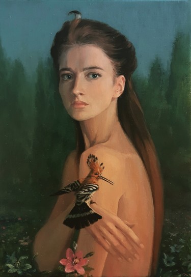 Pintura intitulada "Echo de la Forêt" por Igor Stepanov, Obras de arte originais, Óleo