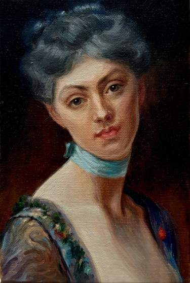 Copie de l'oeuvre d'art Belle époque Peinture intitulée "Copie de l'oeuvre d…" par Igor Stepanov, Œuvre d'art originale, Huile