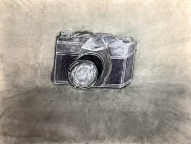 Tekening getiteld "Analog" door Igzotic, Origineel Kunstwerk, Krijt