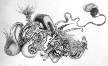 Drawing titled "Siafu" by Igzotic, Original Artwork