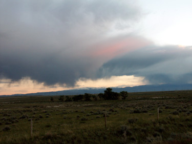 Photographie intitulée "Wyo Sky" par Igzotic, Œuvre d'art originale, Photographie numérique