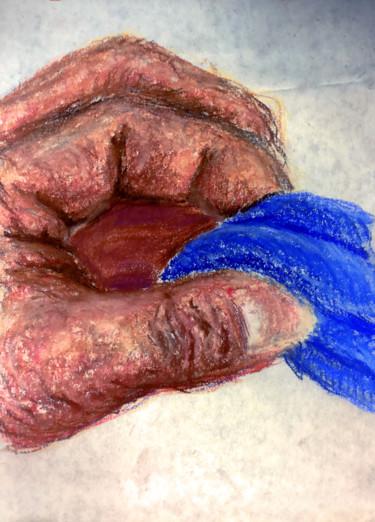 Drawing titled "Pinch" by Igzotic, Original Artwork, Pastel