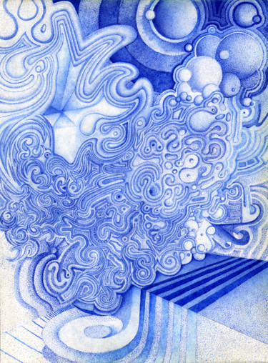 Dibujo titulada "Firmament" por Igzotic, Obra de arte original, Rotulador