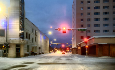 「A Fairbanks Street」というタイトルの写真撮影 Igzoticによって, オリジナルのアートワーク, デジタル