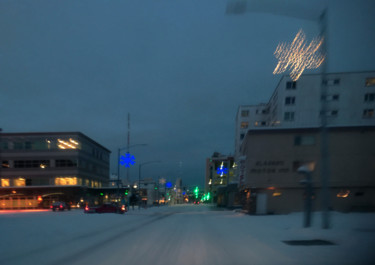 Фотография под названием "Snowflake Lights" - Igzotic, Подлинное произведение искусства, Цифровая фотография