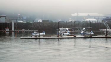 Photographie intitulée "Float Plane Fleet" par Igzotic, Œuvre d'art originale, Photographie numérique