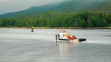 Photographie intitulée "Tugboat" par Igzotic, Œuvre d'art originale, Photographie numérique