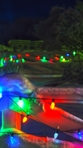Фотография под названием "Christmas Lights" - Igzotic, Подлинное произведение искусства, Цифровая фотография