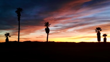 Фотография под названием "Palm Desert Sunset" - Igzotic, Подлинное произведение искусства, Цифровая фотография