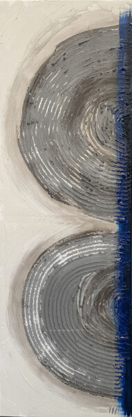 Pittura intitolato "Yin" da Ih Studio Isabelle Hamard, Opera d'arte originale, Acrilico