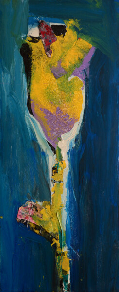 Painting titled "Tulip" by Ihor Melnyk, Original Artwork, Oil