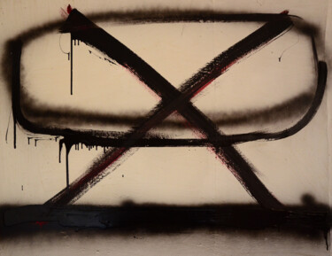 Картина под названием "Exit into space" - Ihor Melnyk, Подлинное произведение искусства, Масло