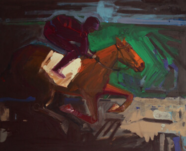 Pintura titulada "Last race" por Ihor Melnyk, Obra de arte original, Acrílico