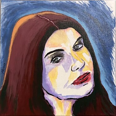 Картина под названием "Portrait of a girl." - Ihor Miroshnycnenko (Miro), Подлинное произведение искусства, Акрил