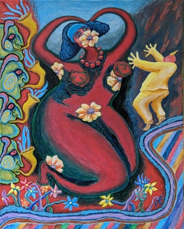 Malerei mit dem Titel "Phantom dream." von Ihor Miroshnycnenko (Miro), Original-Kunstwerk, Acryl