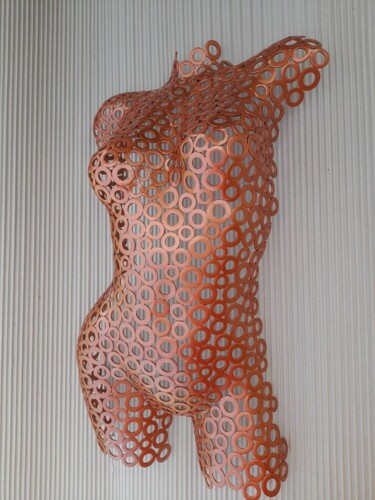 Skulptur mit dem Titel "Beautiful Aphrodite…" von Ihor Tabakov, Original-Kunstwerk, Metalle Auf Metall montiert