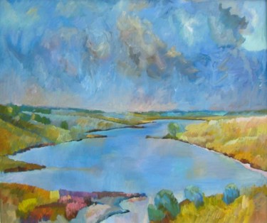 Картина под названием "Дальние озёра.Перед…" - Игорь Карачевский, Подлинное произведение искусства, Масло