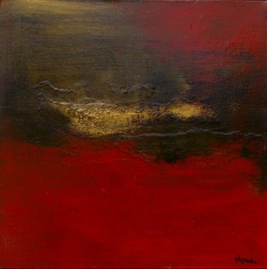 Peinture intitulée "Rouge III (Red III)" par Isabelle Hosier, Œuvre d'art originale