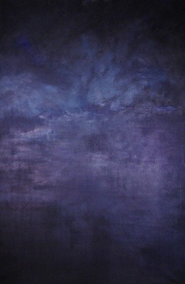 Peinture intitulée "Bleu Nuit" par Isabelle Hosier, Œuvre d'art originale