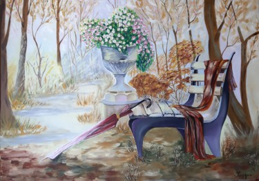 Картина под названием "MEMORIES" - Iker, Подлинное произведение искусства, Масло Установлен на Деревянная рама для носилок