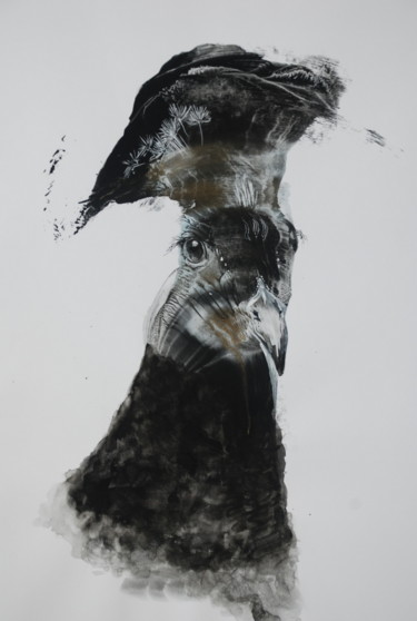 Рисунок под названием "Peacock" - Inna Komarova, Подлинное произведение искусства, Другой