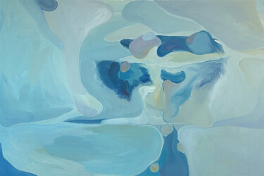 Pintura titulada "220305 Daydream wit…" por Ikori Song, Obra de arte original, Pigmentos Montado en Bastidor de camilla de m…