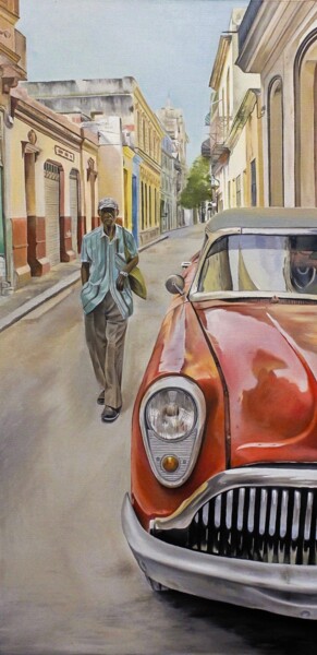 Картина под названием "Куба" - Ильдар Бикбов, Подлинное произведение искусства, Масло