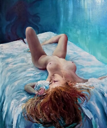 Pintura titulada "Sensual immersion.." por Ilgiz Murtazin, Obra de arte original, Oleo
